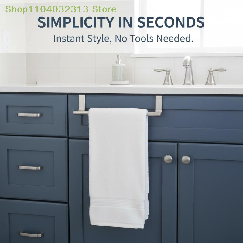 Towel Bar Stainless - Portasciugamani in Acciaio Inossidabile, Barra Appendiabiti