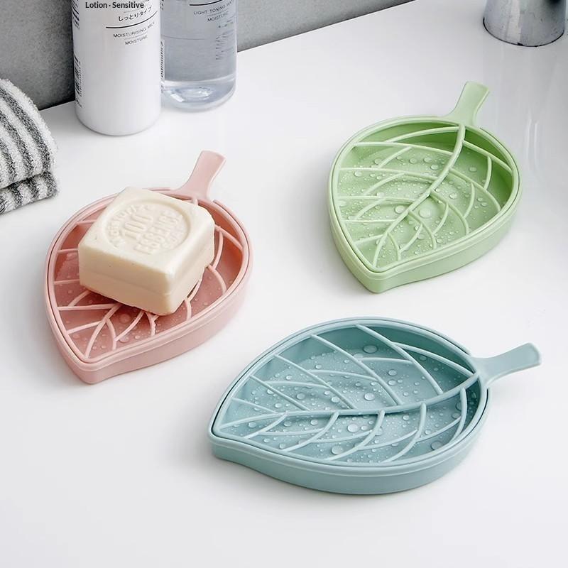 Jet Home Bathroom Accessories - Portasapone a Forma di Foglia a