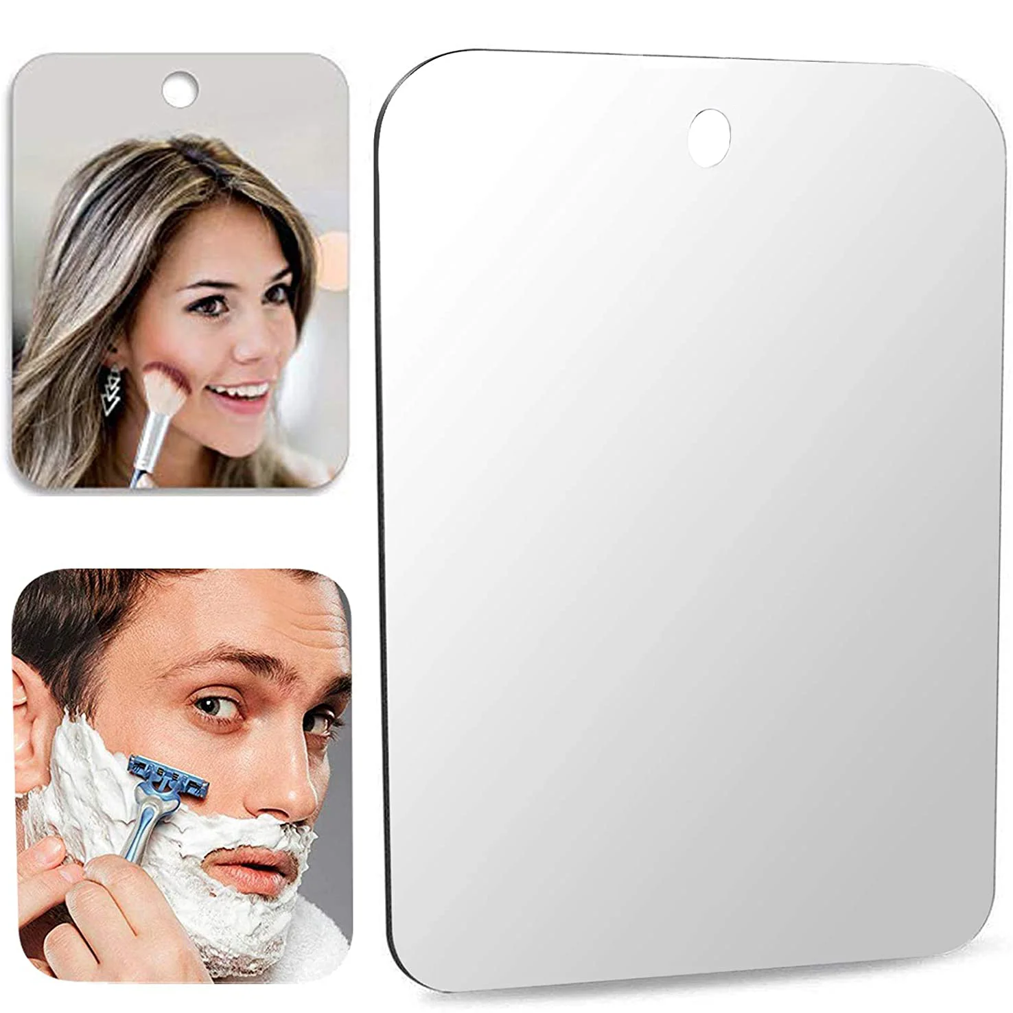 Shaving Mirror Suction - Specchio da viaggio con aspirazione a