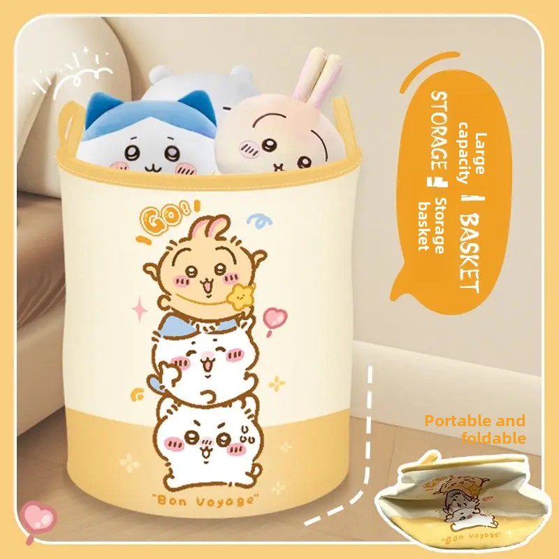 Home Edit Bathroom Organizer - Cesto per la Biancheria Pieghevole Chiikawa