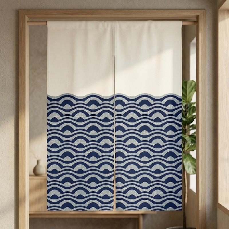 Home Bathroom Partition - VIKAMA Tende per porte stampate in