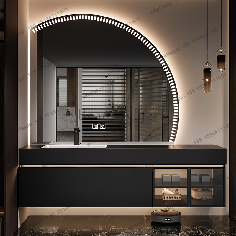 Home Bathroom Partition - LJYOrganizer Mobiletto da Bagno Moderno con