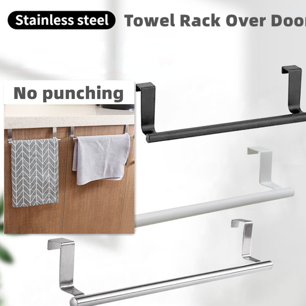 Towel Bar Stainless - 1/2 pezzi portasciugamani sopra porta portasciugamani