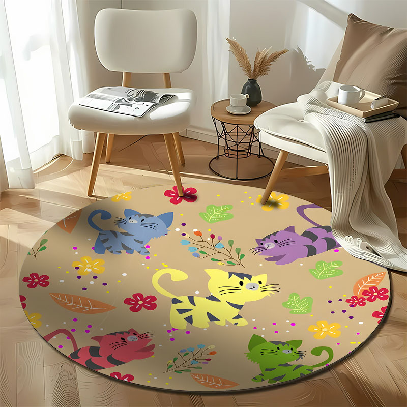 Home Toilet Bathroom Design - Spedizione gratuita! Tappeto rotondo con design