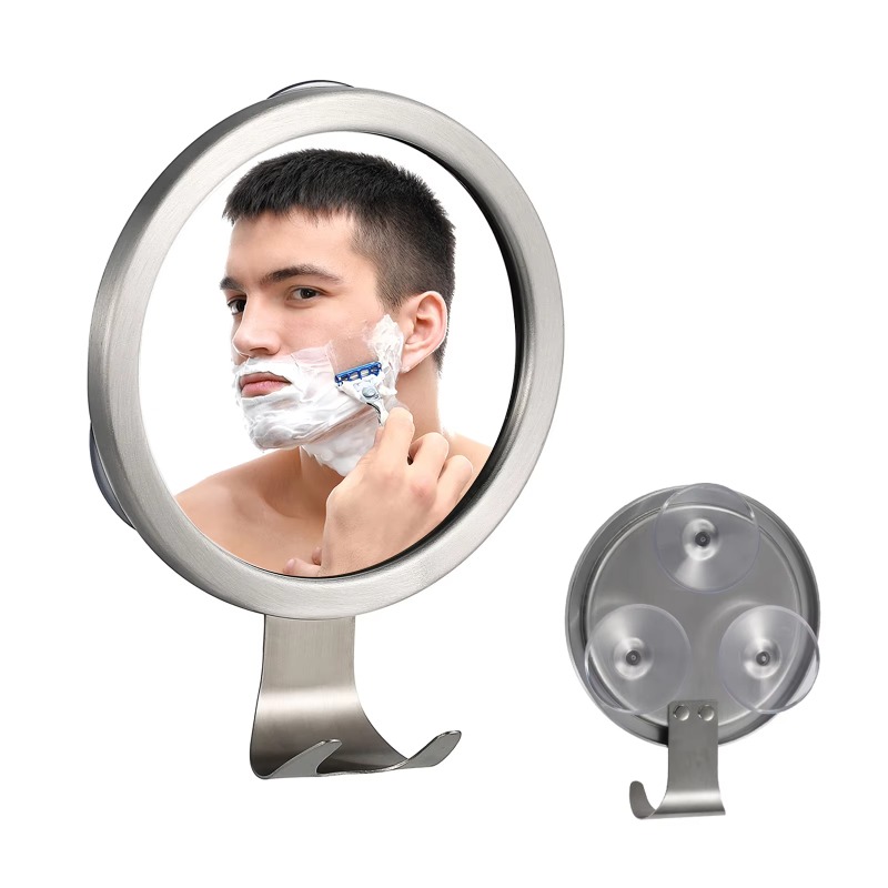 Shaving Mirror Suction - Specchio da Bagno Antiappannamento con Ventosa