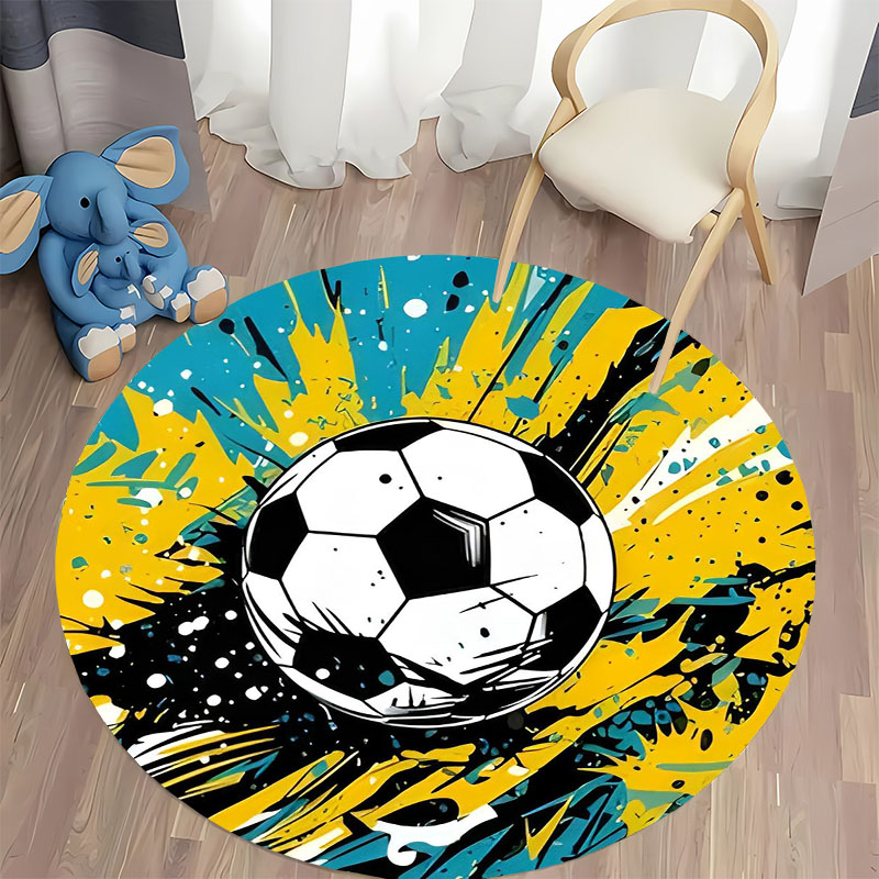 Home Toilet Bathroom Design - Spedizione gratuita! Tappeto rotondo dal design