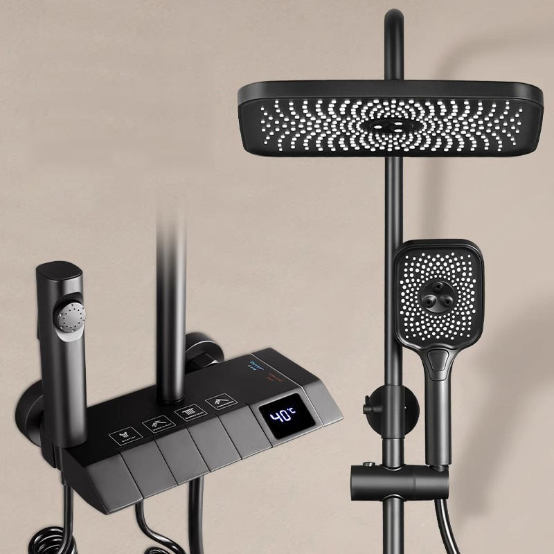 Shower Head Rain - Set Doccia, Sistema Doccia a Pioggia
