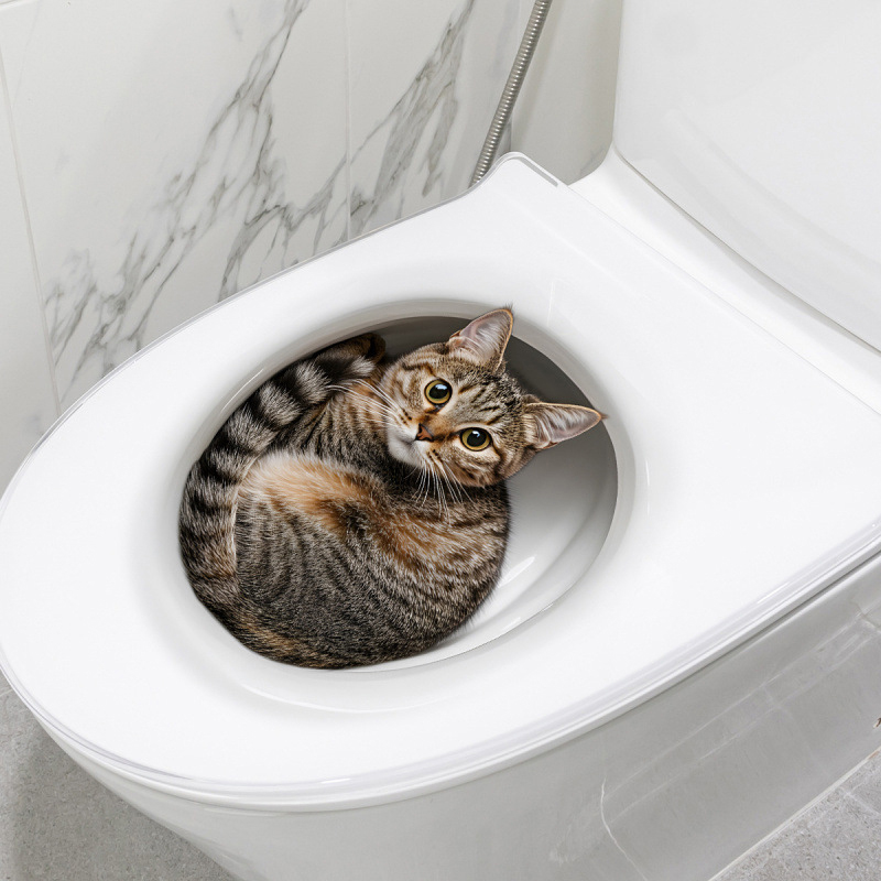 Adesivo 3D divertente a forma  - Jet Home Bathroom Accessories recensione e prezzo