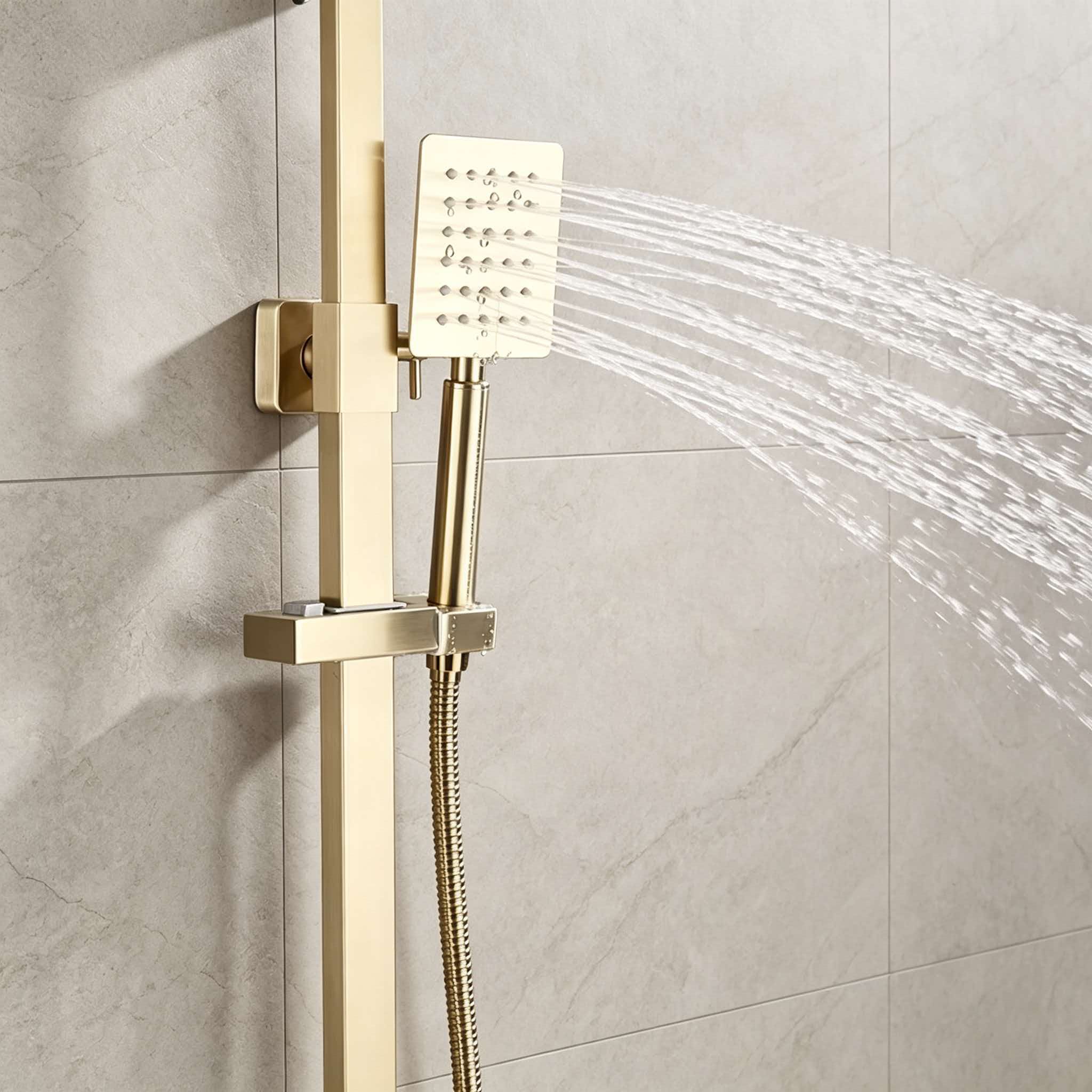 Set doccia dorato in acciaio i - Home Bathroom Shower recensione e prezzo