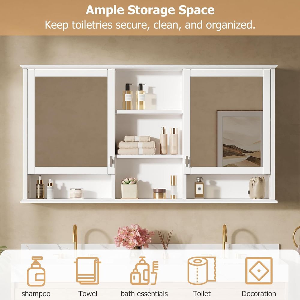 Armadietto da Bagno con Specch - Home Bathroom Furniture recensione e prezzo