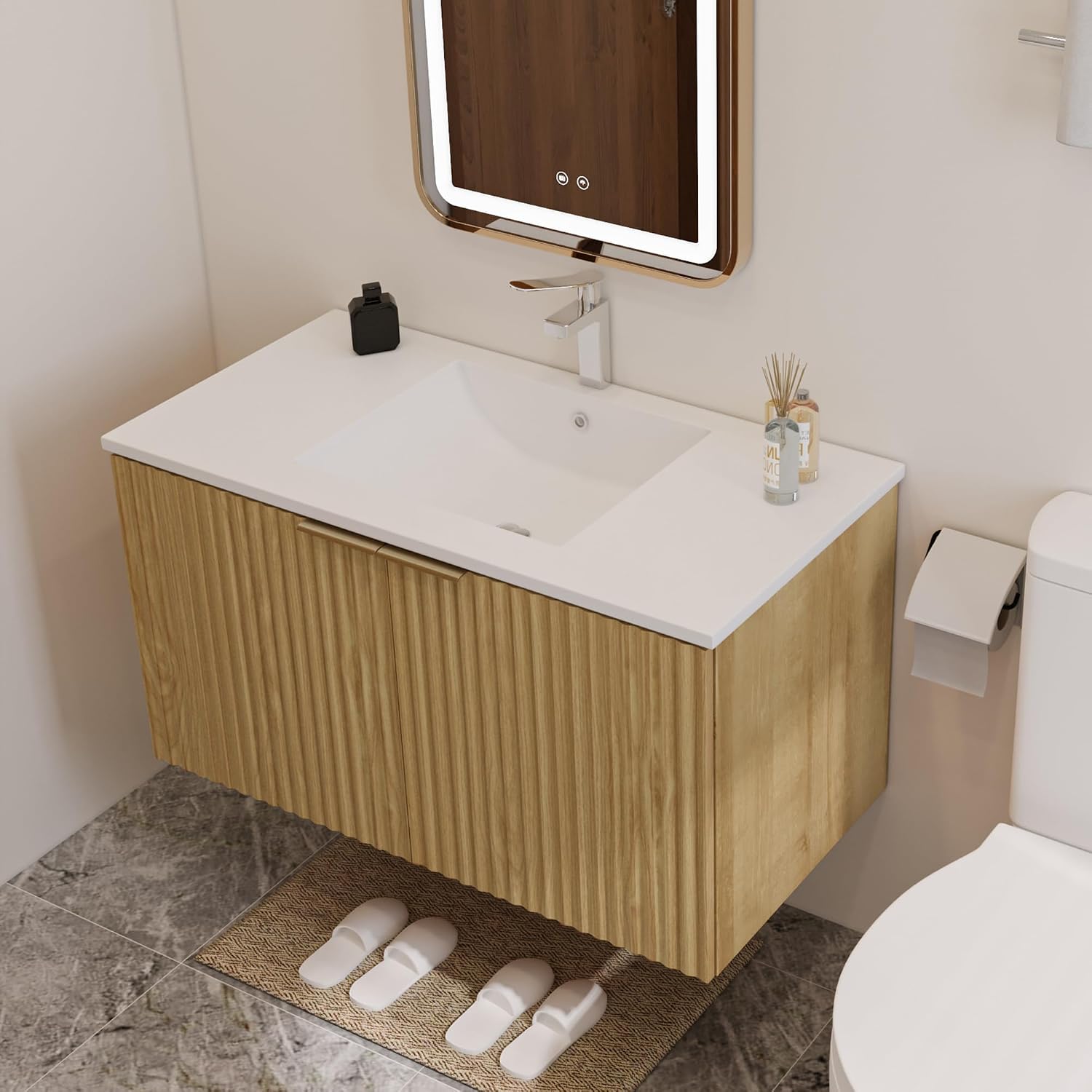 Mobile bagno moderno sospeso c - Home Bathroom Furniture recensione e prezzo