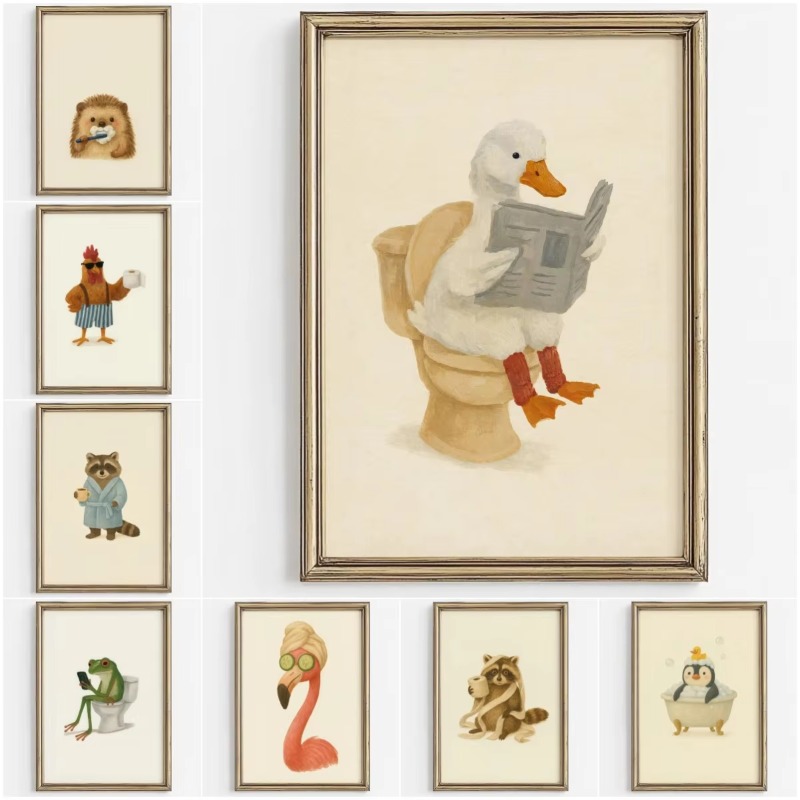 1 Pezzo Poster da Parete Senza - Home Bathroom Wallpaper recensione e prezzo