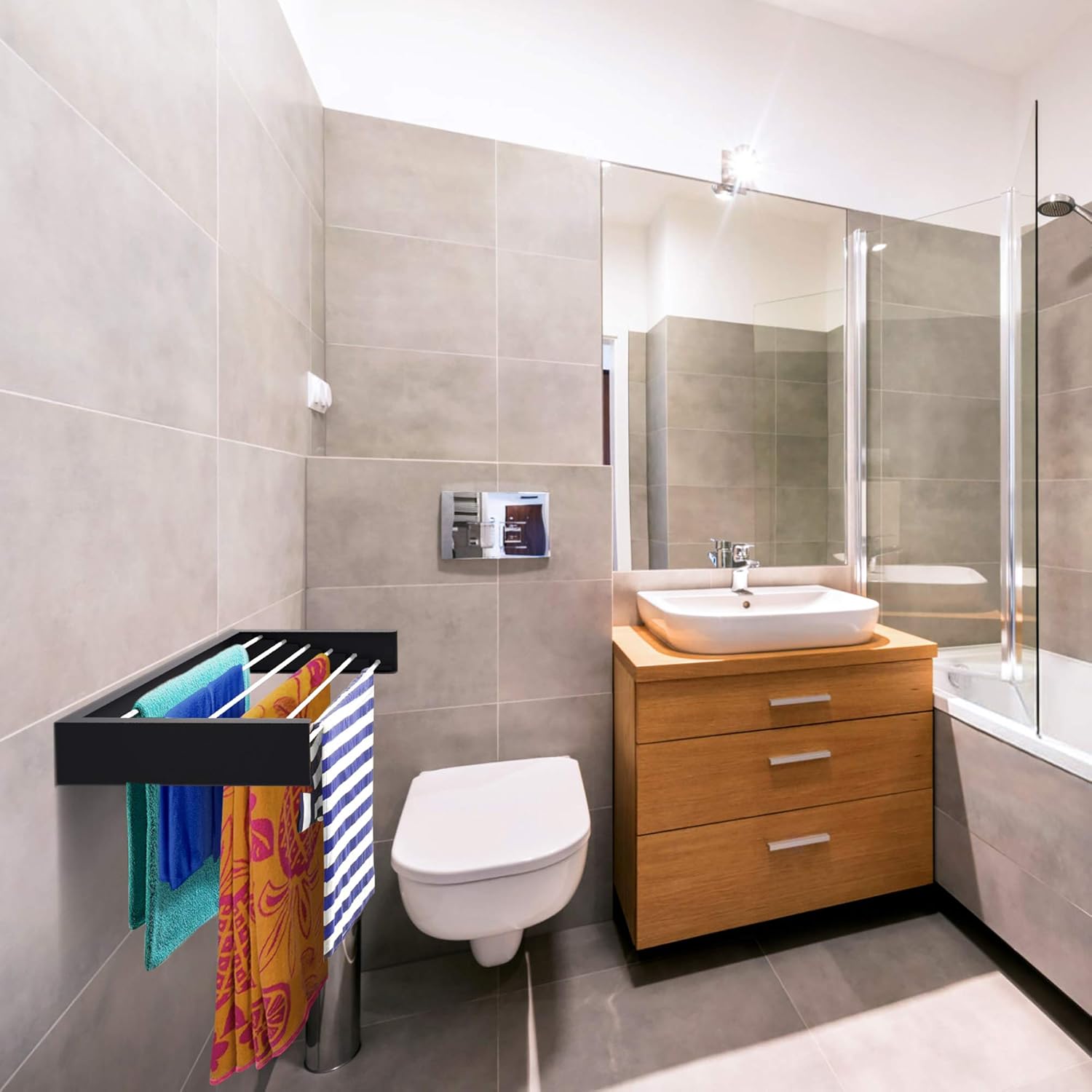 Stendino per bucato a parete d - Towel Bar Stainless recensione e prezzo