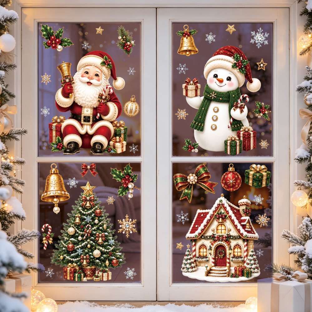 Adesivi per Finestre di Natale - Home Bathroom Wallpaper recensione e prezzo