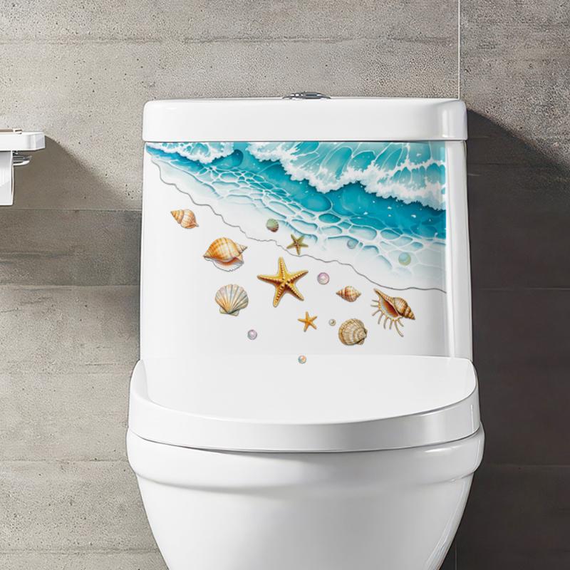 Adesivo per WC a tema oceano,  - Home Toilet Bathroom Design recensione e prezzo