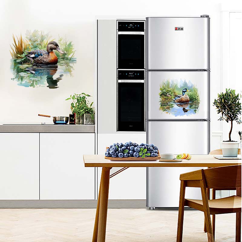Carino colorato nuoto anatra a - Home Bathroom Wallpaper recensione e prezzo