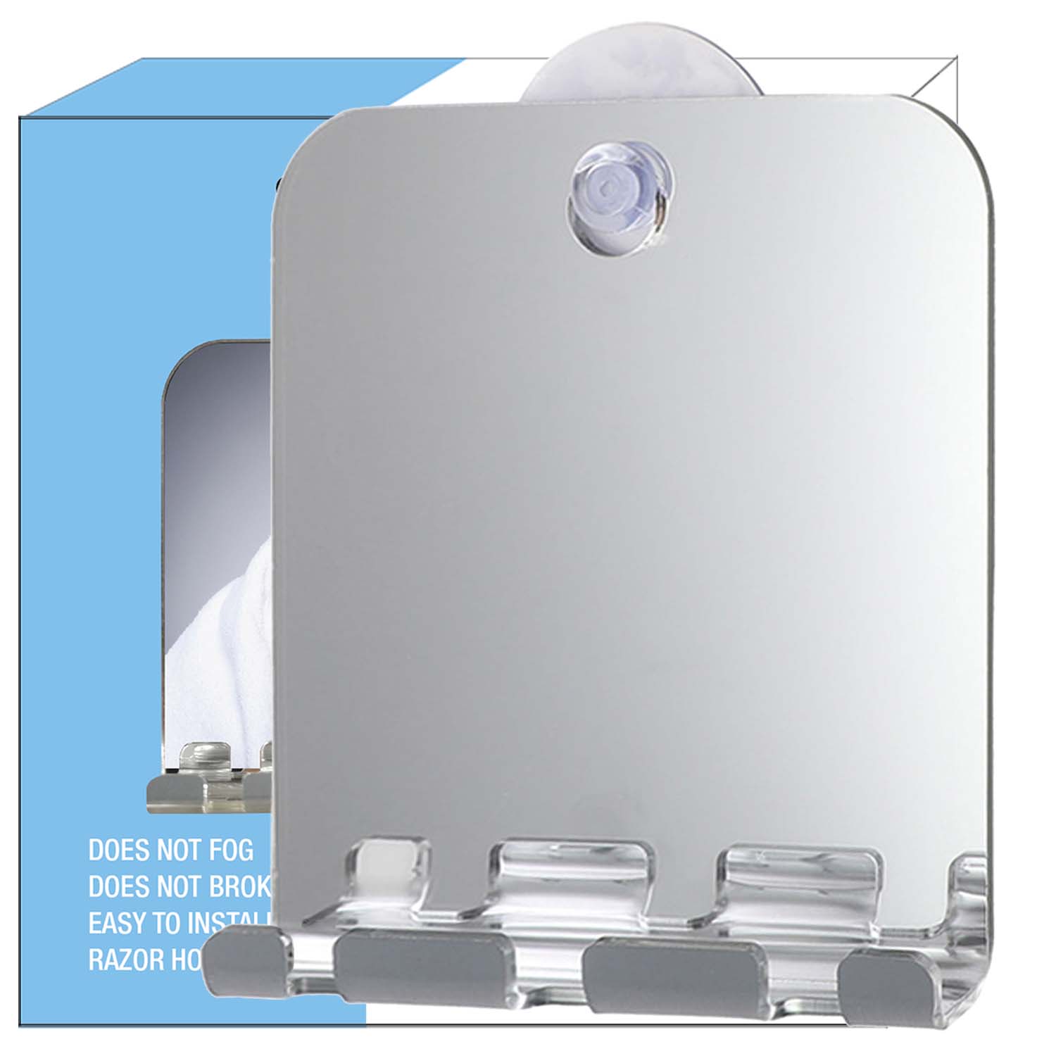 Specchio da viaggio infrangibi - Shaving Mirror Suction recensione e prezzo