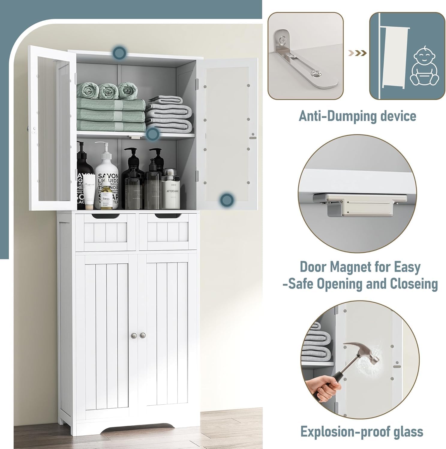 Mobiletto Alto da Bagno Autopo - Home Bathroom Furniture recensione e prezzo
