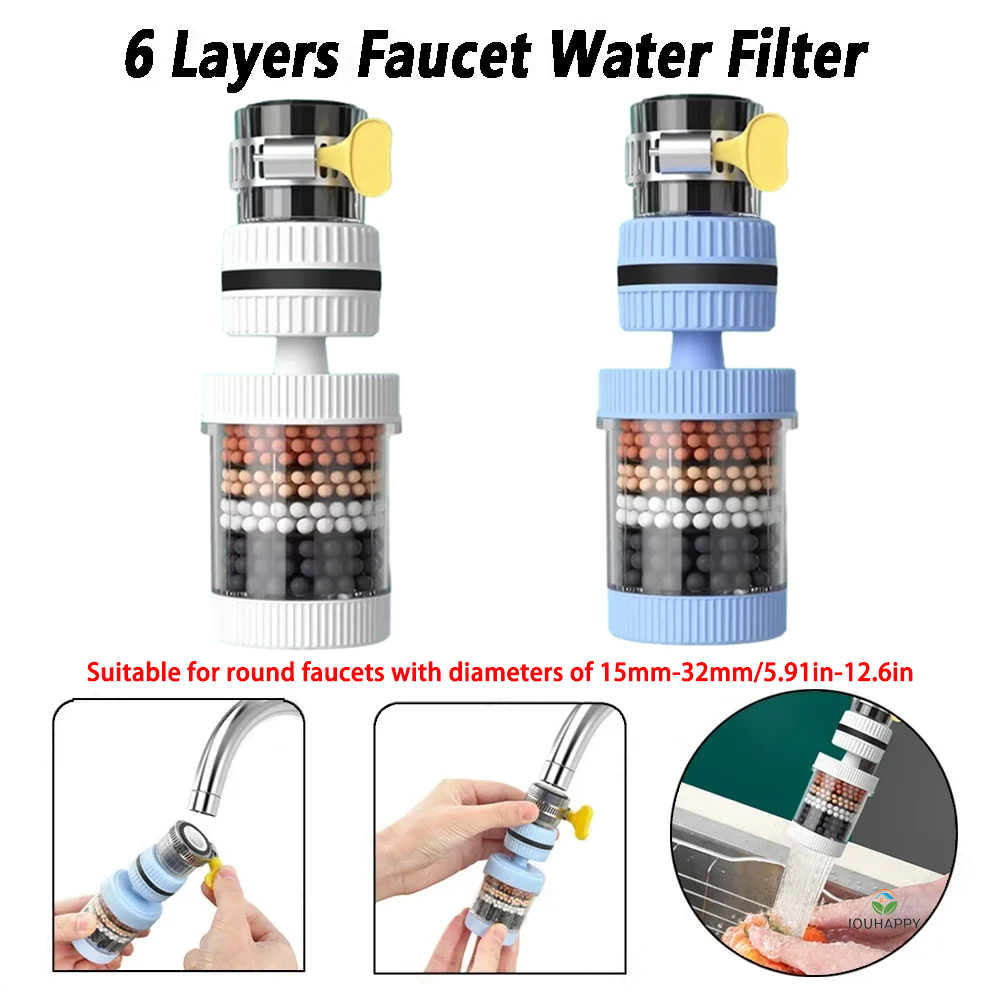 Rubinetto a 6 strati Filtro pe - Home Bathroom Shower recensione e prezzo