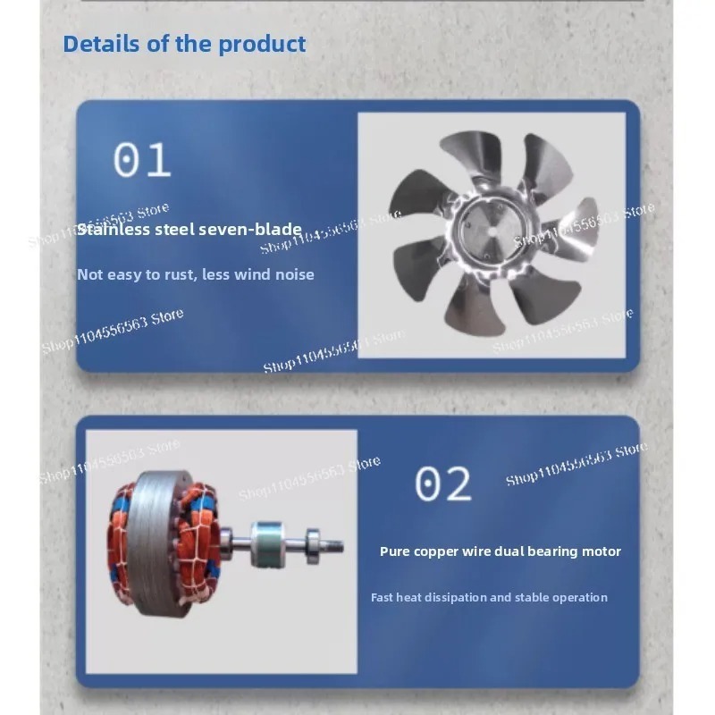 Ventilatore di scarico da 6, 7 - Home Bathroom Exhaust Fan recensione e prezzo